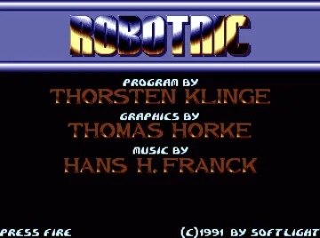 Robotnic screen shot title