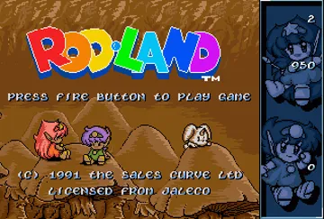 Rod-Land screen shot title