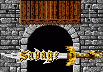 Savage_Disk1 screen shot title