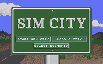 SimCity screen shot title