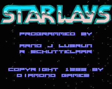 Starways screen shot title