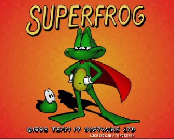 Superfrog_Disk1 screen shot title