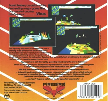 Virus box cover back