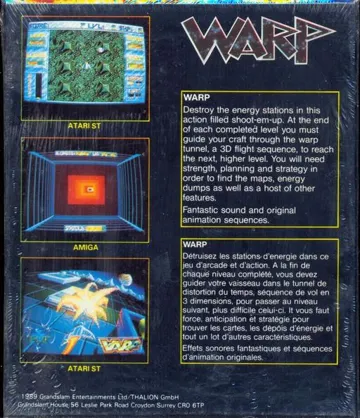 Warp box cover back