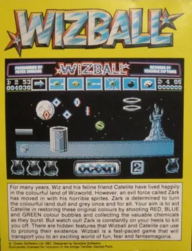 Wizball box cover back