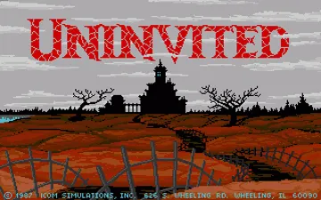 Uninvited screen shot title