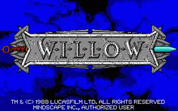 Willow screen shot title