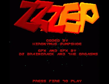 Zzzep screen shot title