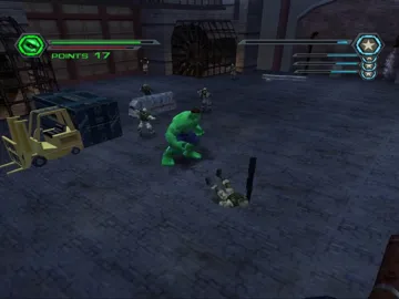 Hulk screen shot game playing