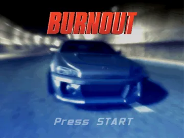 Burnout screen shot title