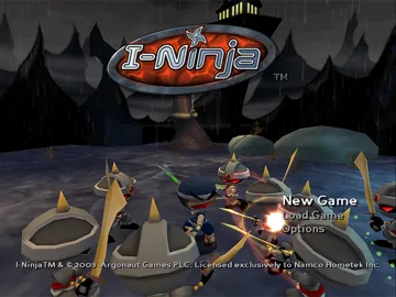 I-Ninja screen shot title